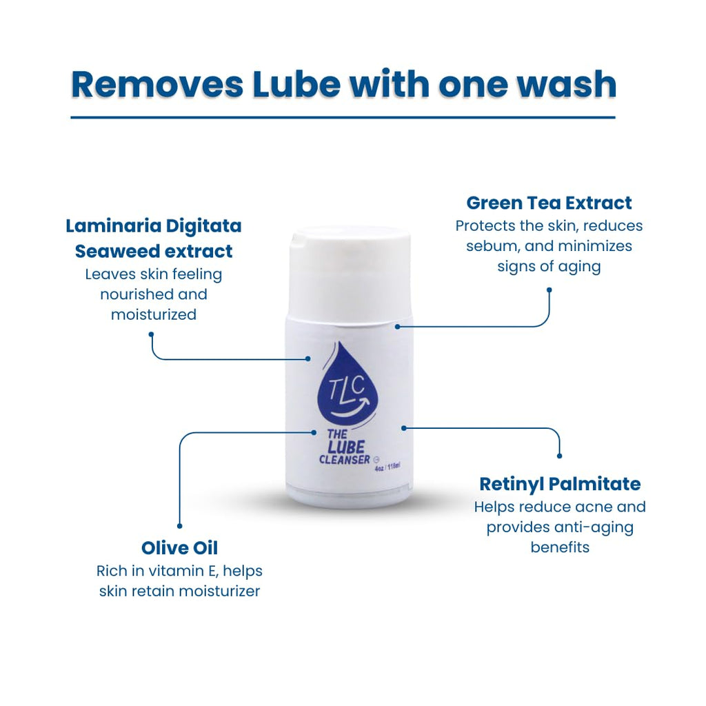 The Lube Cleanser 4oz: Playtime’s Cleanup Solution for men image 1