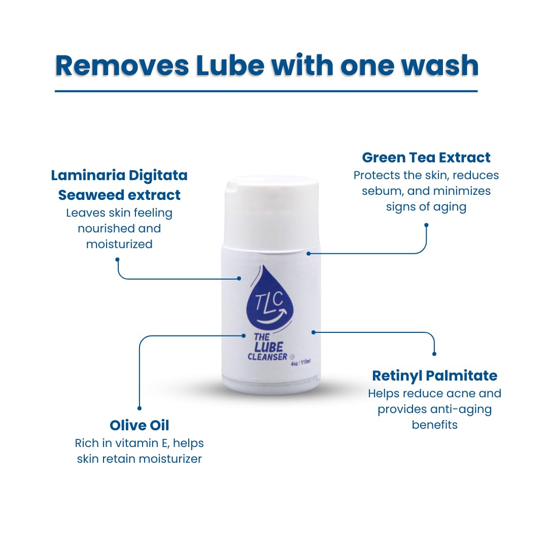 The Lube Cleanser 4oz: Playtime’s Cleanup Solution for men image 1